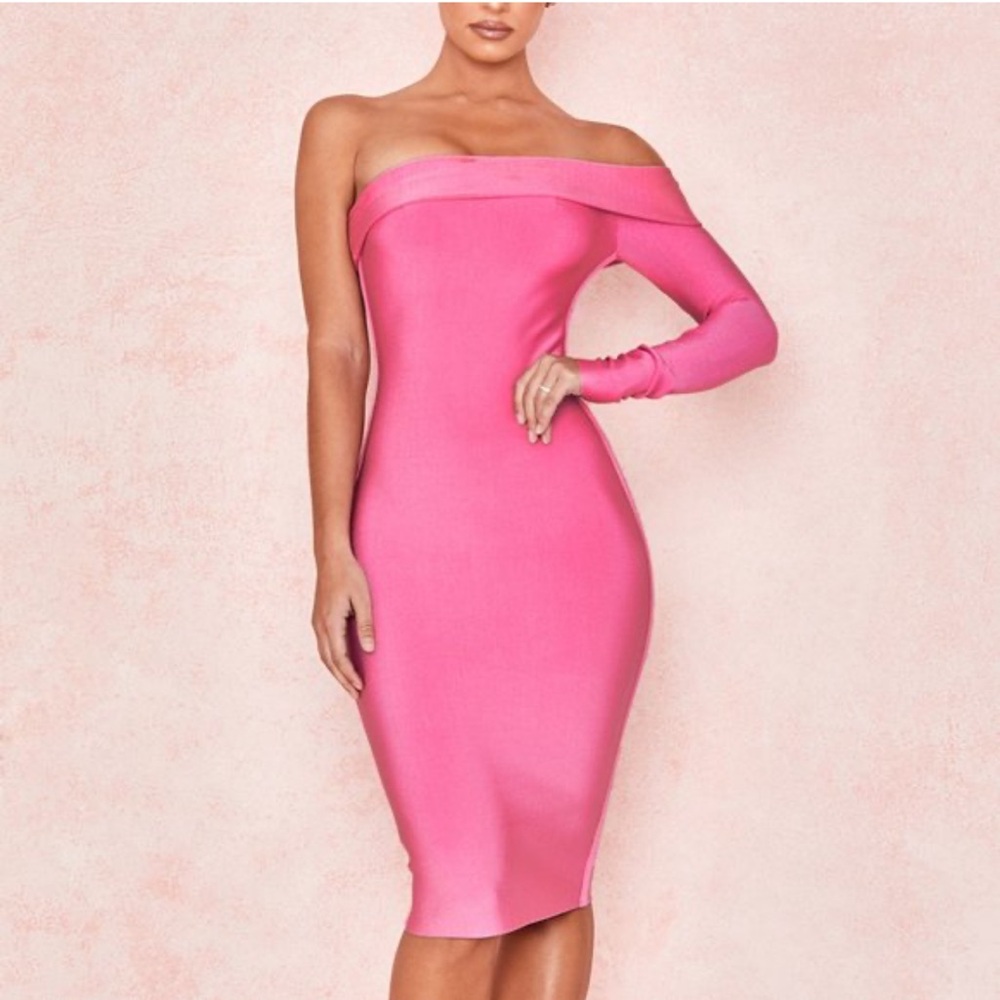House of CB pink dress